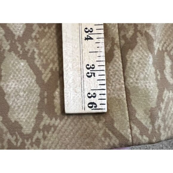 Ralph Lauren Executive Chic Animal Print Ponte Knit Midi Dress XS - Picture 10 of 10